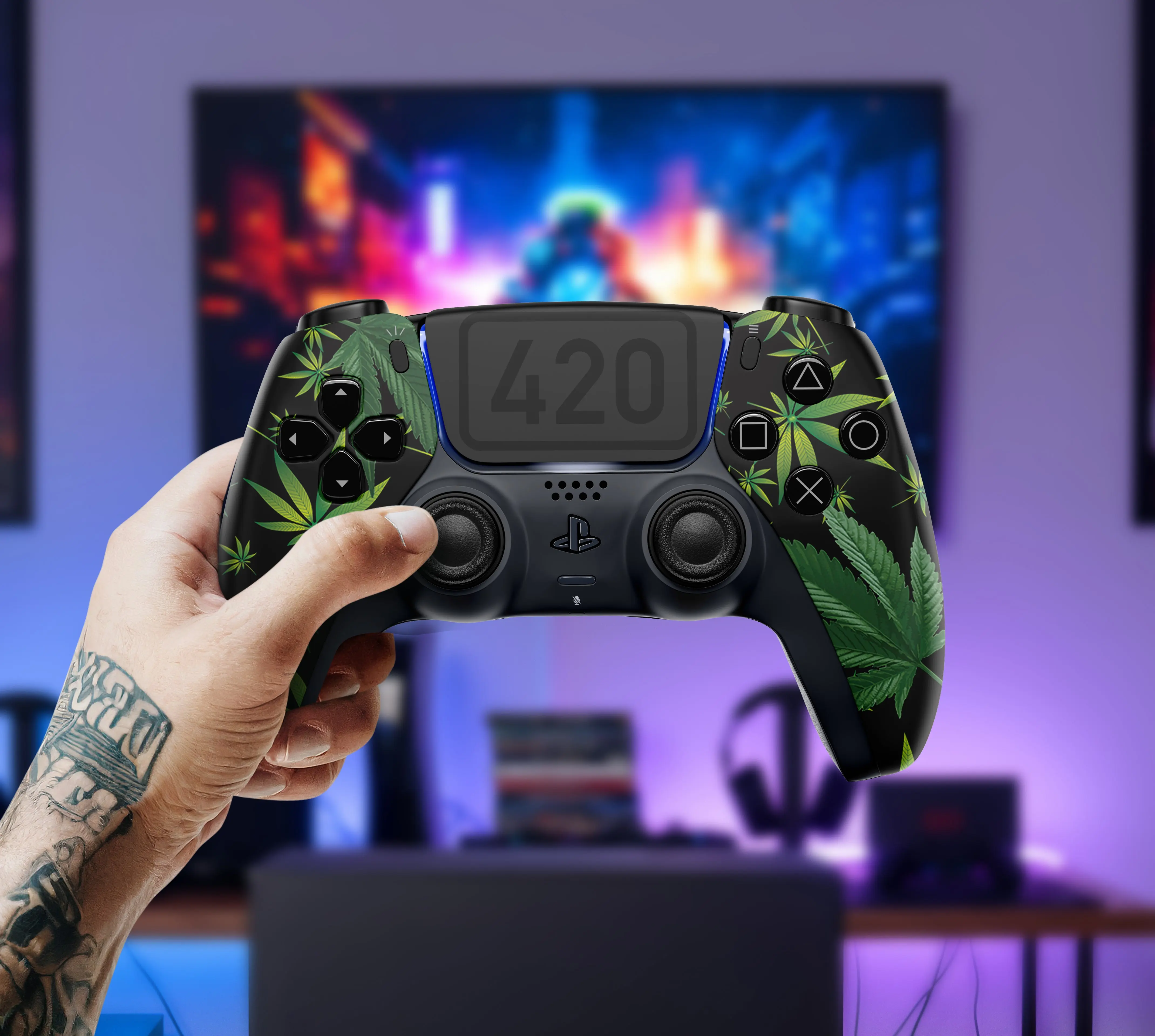 MODDEDZONE 420 PS5 CUSTOM MODDED CONTROLLER - Image 5