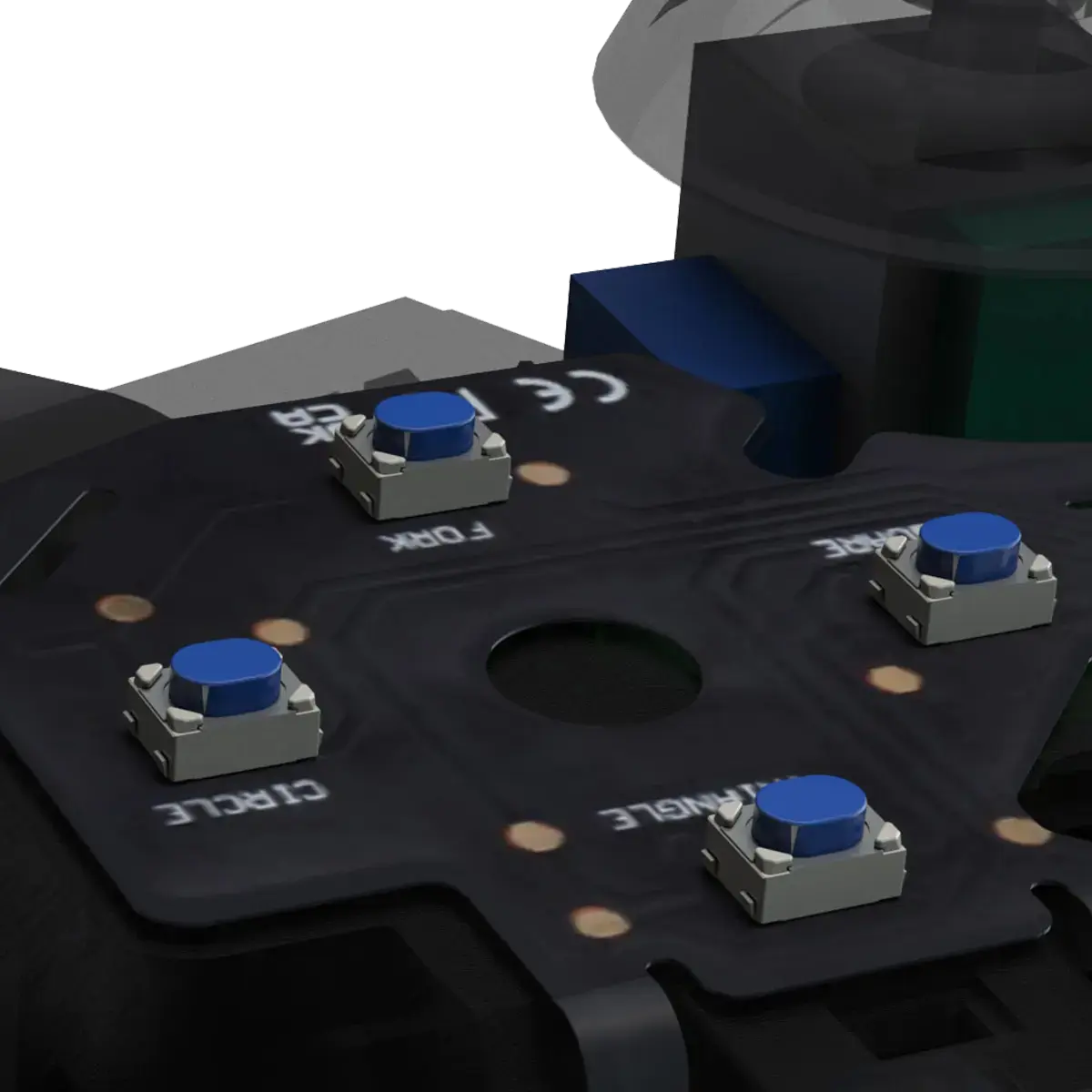 MODDEDZONE MIDNIGHT BLACK EXTREME PS5 SMART PRO CUSTOM MODDED CONTROLLER - Image 6