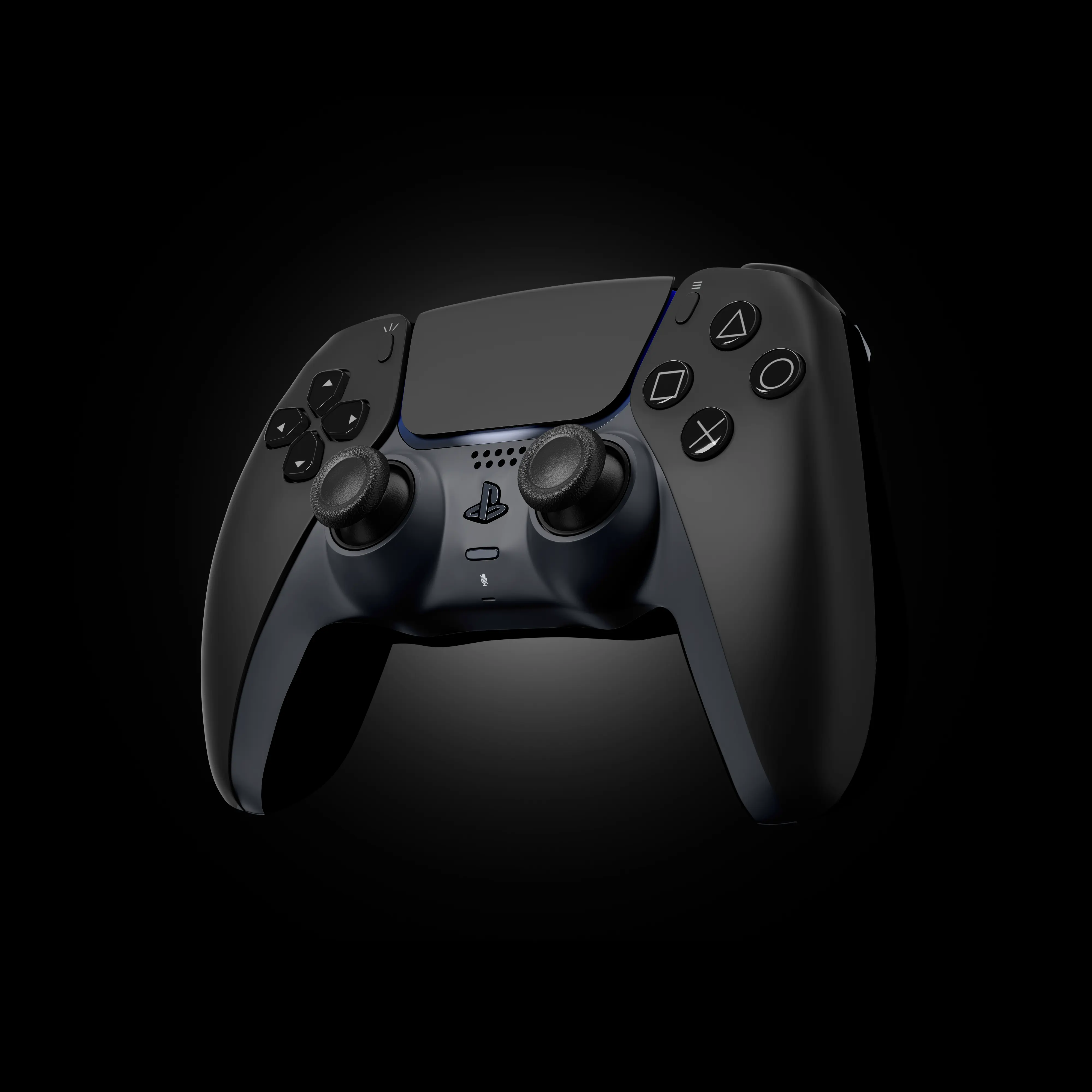 MODDEDZONE MIDNIGHT BLACK PS5 CUSTOM MODDED CONTROLLER - Image 3