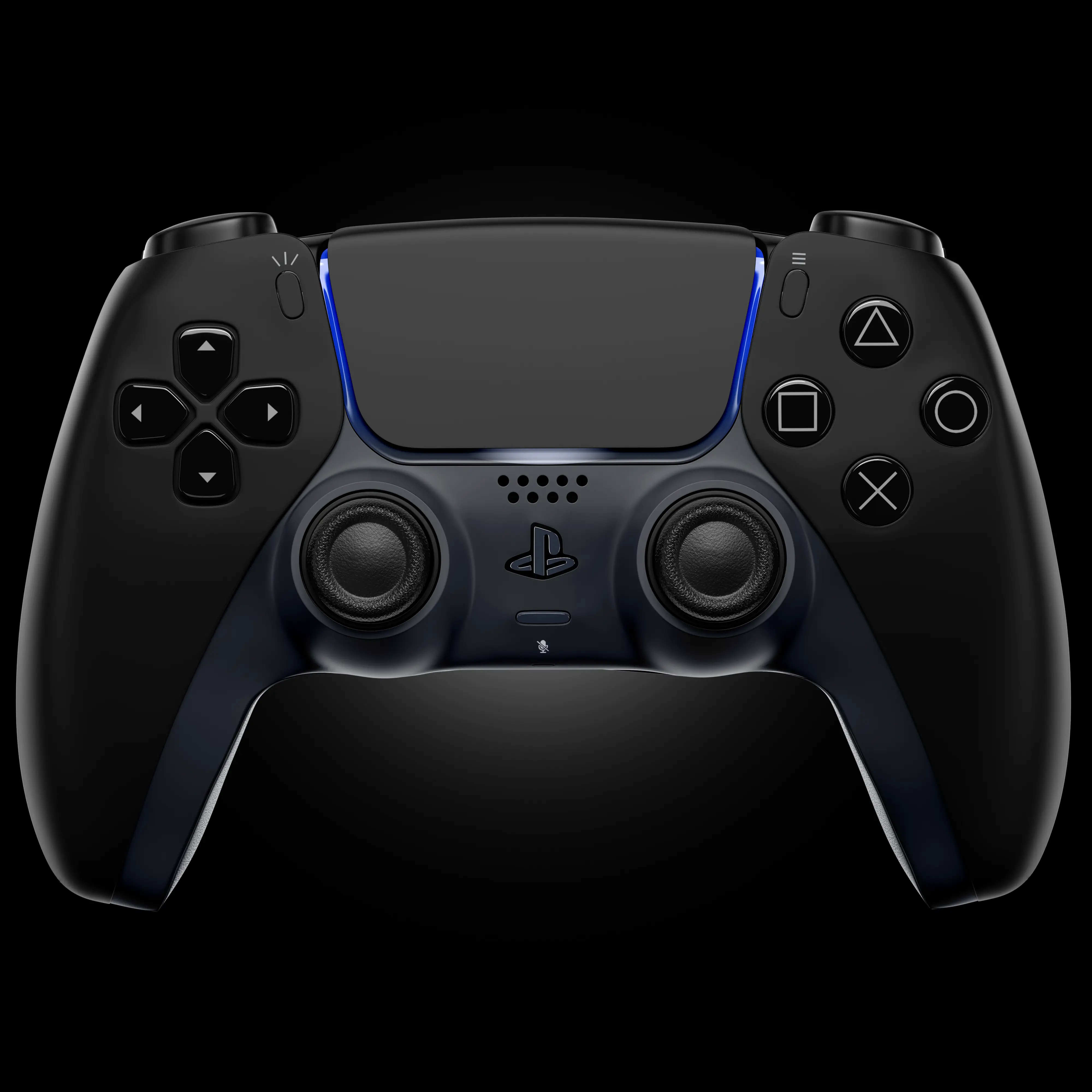 MODDEDZONE MIDNIGHT BLACK PS5 CUSTOM MODDED CONTROLLER - Image 8
