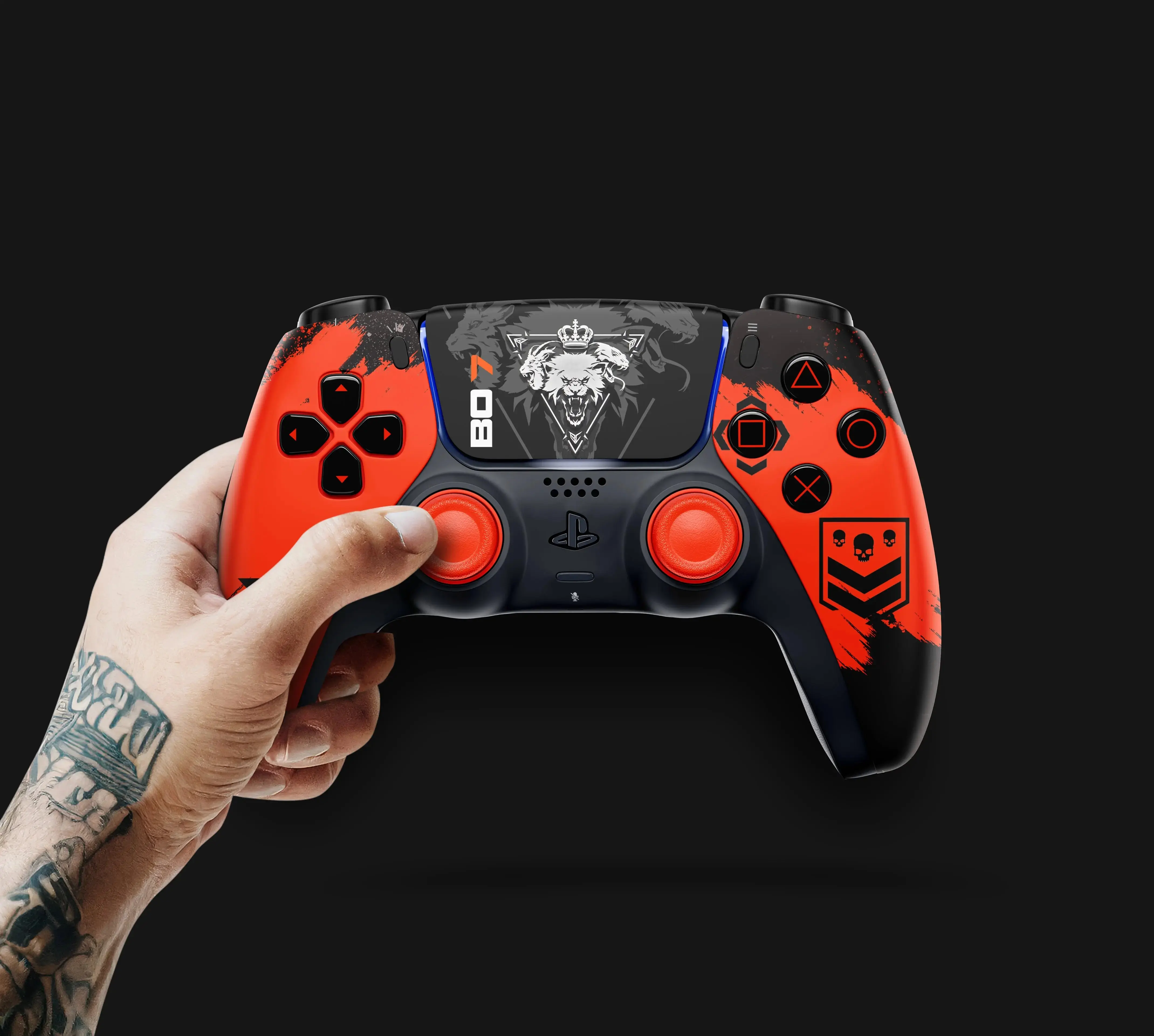 MODDEDZONE BLACKOUT EXTREME PS5 SMART PRO CUSTOM MODDED CONTROLLER - Image 3