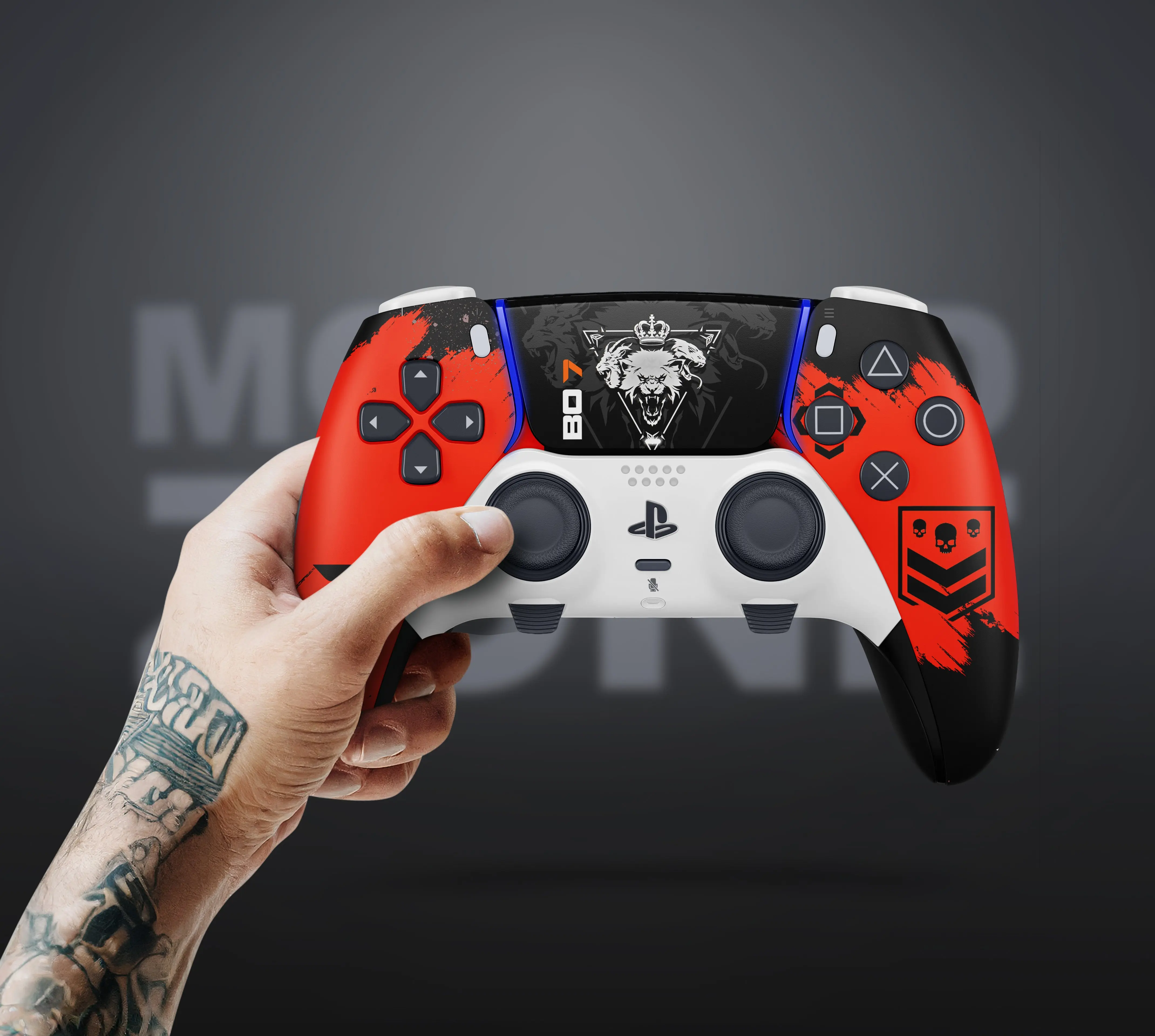 MODDEDZONE BLACKOUT PS5 DualSense Edge Custom Modded Wireless Controller - Image 5