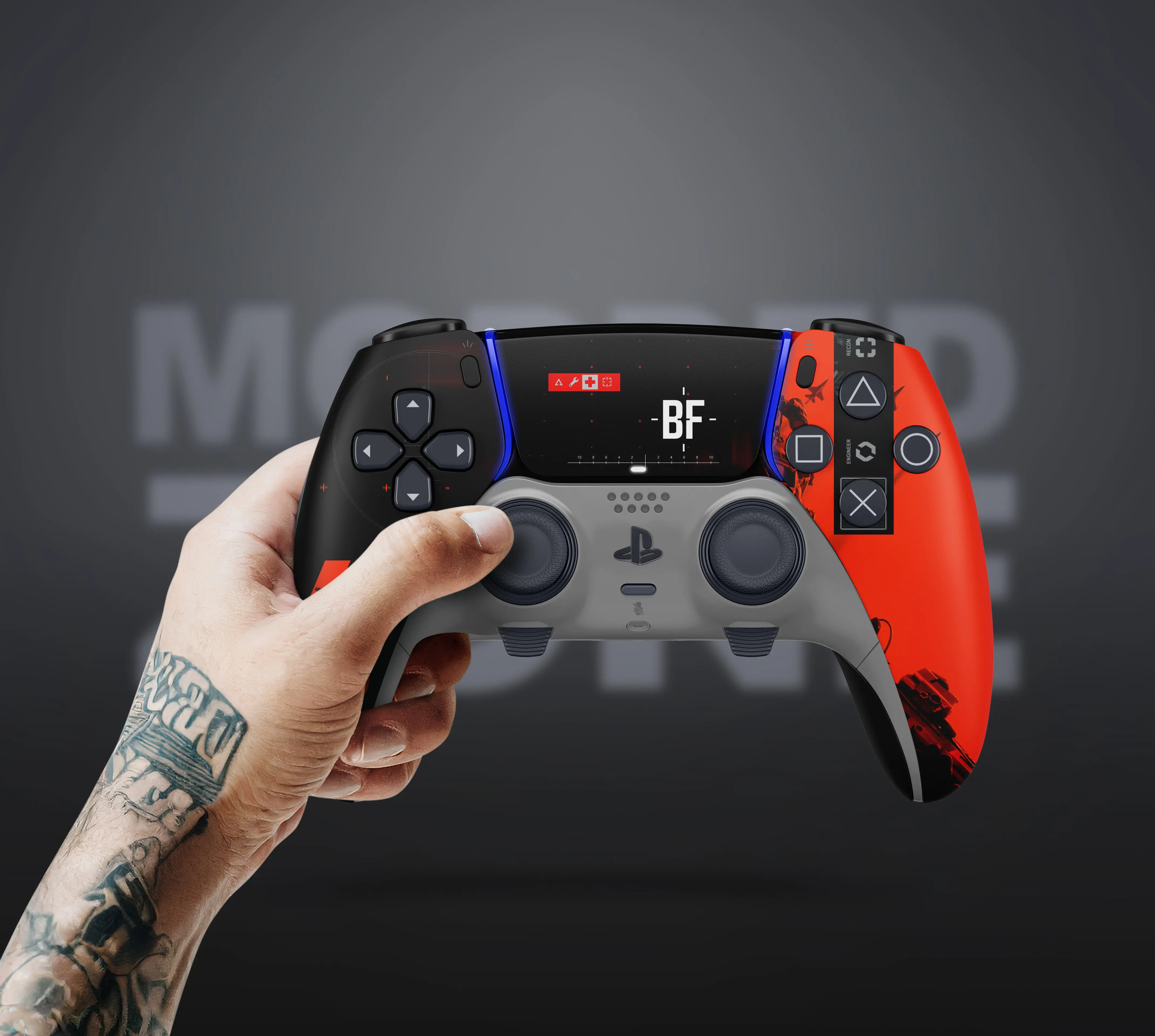 MODDEDZONE BATTLEBORN PS5 DualSense Edge Custom Modded Wireless Controller - Image 4