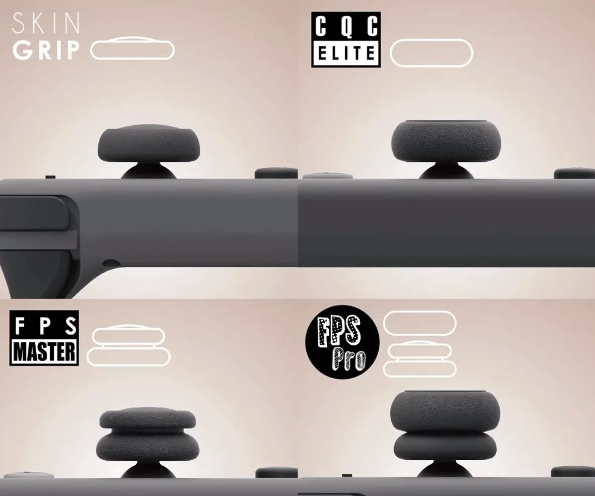SKIN, CQC & FPS ANALOG GRIPS SET FOR NINTENDO SWITCH JOY-CON CONTROLLER - Image 3