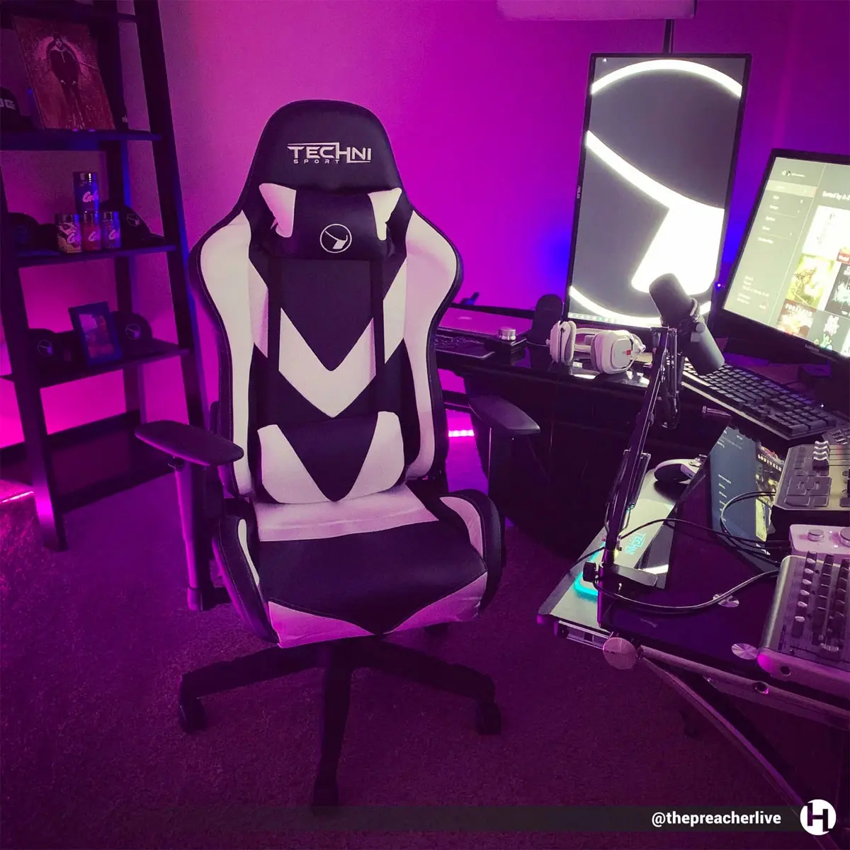 WHITE PRO GAMER SERIES 2 GAMING CHAIR - Image 6